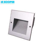 Aluminum IP65 Led Step Lights , Silver Housing Recessed Wall Lights For Stairs